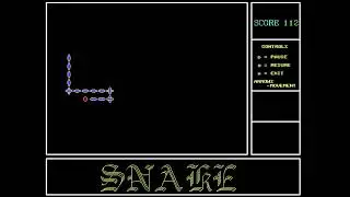 Snake game in C++ | Turbo c | C++/C projects