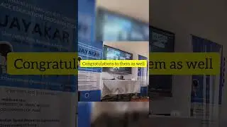 When Somanath sir mentioned our name, during launch of Space Education Program 2024 