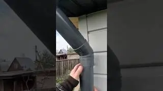 Пластиковая водосточная система, процесс установки