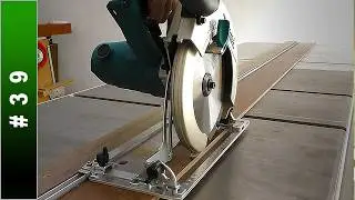 🟢 Homemade Track Saw - DIY Guide Rail for Circular Saw