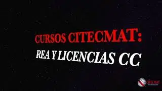 Cursos CITECMAT: REA y Licencias CC