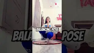Balancing Yoga Pose For Increasing Concentration #yogapractice #yoga #shortvideo