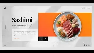 Food Presentation Template || Slider Revolution 6