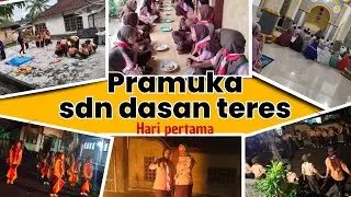 Acara pramuka Pangkalan sdn dasan teres di hari pertama
