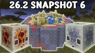 Better Sulfur Springs & Hot Sulfur Cubes - Minecraft 26.2 Snapshot 6