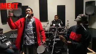 Omala Woodshed rehearsal feat KWoody and Danielle Hamilton (Miguel - J cole - cover)