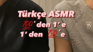 Türkçe ASMR - 3…2…1…Uyu😴😴😴Sohbet ve Sayı Sayma💯➡️1️⃣ / ASMR Countdown