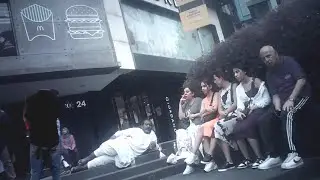 What is the Funny Man Talking to All the Girls