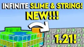 BEST 1.21 INFINITE SLIME STRING FARM Minecraft Tutorial