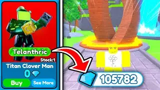 😱OMG!!🔥I BOUGHT TITAN CLOVER MAN FOR 0 GEMS and SOLD FOR 100K GEMS 💎 - Toilet Tower Defense | Roblox