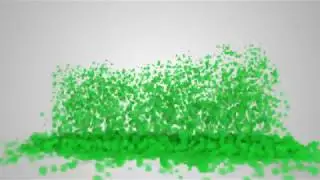 6 3D Particle logo buildup