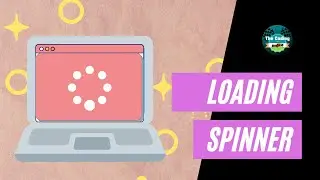 How to make a interesting loading Spinner in website || html || by The Coding Race