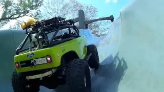 Axial SCX10 II and 3 SCX10s at Woodson's Reserve