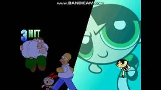 YL347 MUGEN Request: Homer Simpson & Blossom Vs Peter Griffin & Buttercup