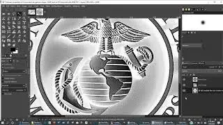How to use Da Big Gimping Plugin V3 plugin to process a photo for laser engraving