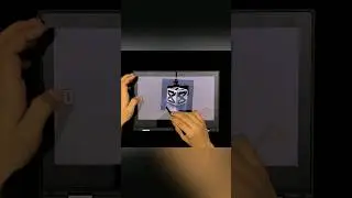 Creating a Realistic #capcut  #logo  in #sketchbook  #art  #artist #digitalart #drawing