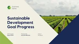 Business Progress Report Presentation Editable Template - Neeraj Bhatt