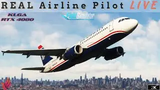 Fenix A320 UPDATE | Real Airbus Captain | LaGuardia in Max Settings | #msfs20 #airbus