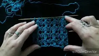 Сплошной ажурный узор #1