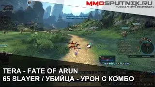 TERA - Fate of Arun - 65lvl Slayer (Убийца) - урон с комбо серии