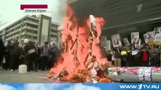В Южной Корее, практически на границе с Северной, разбился американский военный вертолет