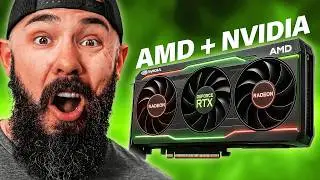 AMD x NVIDIA Collab Card Just Dropped?!