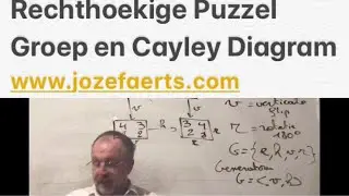1860 Rechthoekige Puzzel : Groep en Cayley Diagram