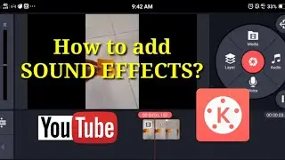 How to add Sound effects in Kinemaster?