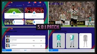 PES 2021 MOBILE v.5.0.1 [PS4 UI PATCH] 26 NEW SONGS 🔥