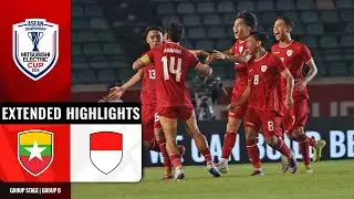 🇲🇲 Myanmar vs Indonesia 🇮🇩 (ASEAN Mitsubishi Electric Cup 2024: Group Stage Extended Highlights)