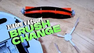 How to Change New Brush - Xiaomi Mi 1C Robot Vacuum Cleaner Review Part 4