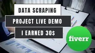 I Earned 30$ on Fiverr coping Products information into MS Excel | Data Scraping project live demo