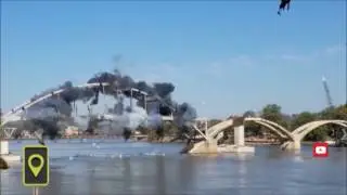 Взорвать мост с первого раза не смогли в Арканзасе (The explosion of the bridge in Arkansas)