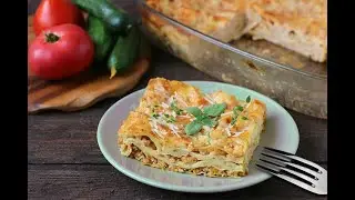 Как приготовить Лазанью  из лаваша Lasagna with bechamel sauce