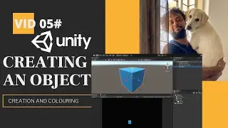 VID05# Creating An Object In unity | Adding Colour | Transform Component | Unity Tutorial In Hindi