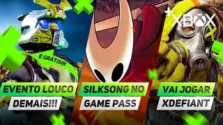 YESSSS! SILKSONG CHEGANDO no GAME PASS, LOUCURA AGORA em HALO e JOGUE XDEFIANT no +XBOX NEWS!