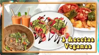 3 RECETAS VEGANAS para AUMENTAR las DEFENSAS 💪🦠 Daily kitchen vlog