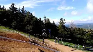 2021 UCI Downhill Mountain Bike Snowshoe Compilation Run