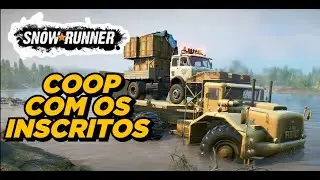 LIVE de SNOWRUNNER: CO-OP com os INSCRITOS - PS5