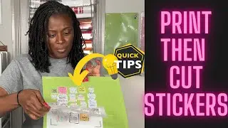 PRINT THEN CUT CRICUT EXPLORE AIR 2 STICKERS