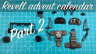 Revell Porsche 356 Type B advent calendar 2021 part 2 (day 7 - 12)