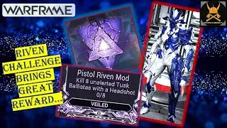 WARFRAME | RIVEN Challenge Kill 8 UNALERTED Tusk Ballista's