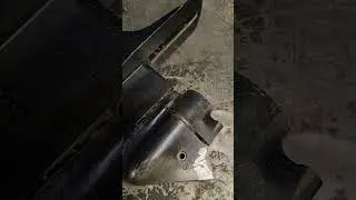 Восстановление пера лодочного мотора