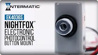 EK4036S NightFox™ Electronic Photocontrol Button Mount Product Overview by Intermatic