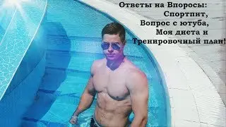 Ответы: Спортпит, Вопрос с ютуба, Моя диета и тренировочный план!