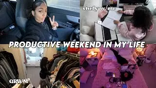 weekend in the life of a busy college student | self care + maintenance on a budget