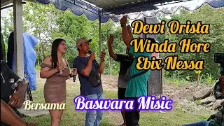Dewi Orista, Winda Hore, Ebix Nessa bersama Baswara Music