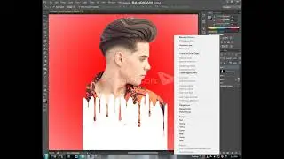 Dripping Effect | Splatter Effect | Photoshop Editing Tutorial