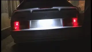 LED backlight of state number plate VAZ 2114.