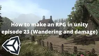 Let's Make an RPG Game in Unity! - Part 23: AI Wandering and damage Popups(unity3d rpg tutorial)